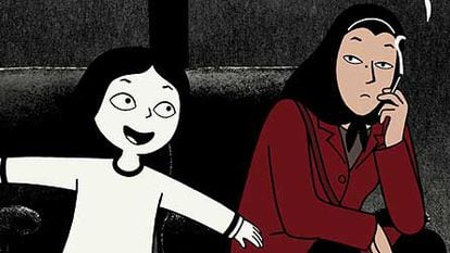 La pequeña Marjane Satrapi en un momento de <i>Persépolis.</i>