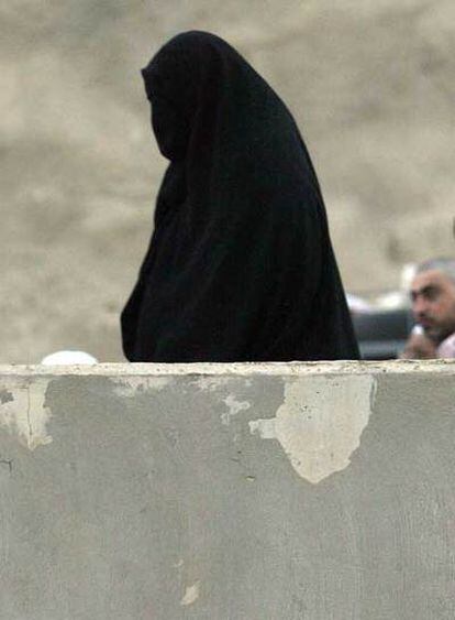 Mujer musulmana, cerca de La Meca.
