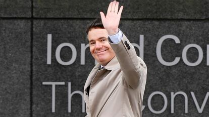 El nuevo presidente del Eurogrupo, el irlandés Paschal Donohoe, en una imagen tomada en Dublín el pasado 27 de junio.