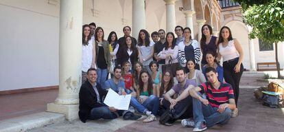 Estudiantes de Derecho de Córdoba que integran el Laboratorio Jurídico sobre Desahucios.