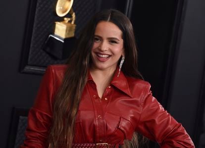 Rosalía, en los premios Grammy del pasado enero en Los Ángeles (EE UU).