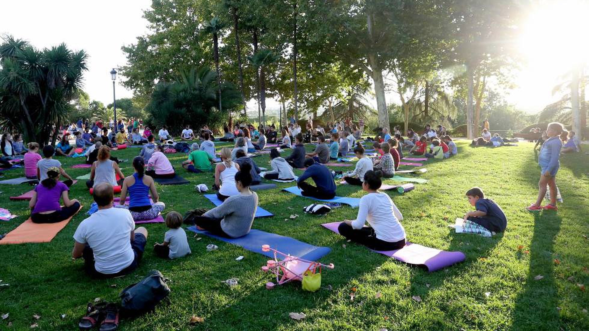 Yoga bajo los árboles | Madrid | EL PAÍS