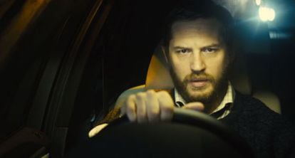 El actor Tom Hardy en una secuencia de 'Locke'.