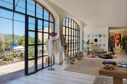 Espacio Ágora del resort Six Senses Ibiza, dedicado a la moda sostebible.