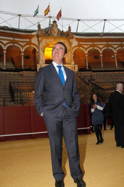 El torero José Ortega Cano, en la plaza de toros de La Maestranza de Sevilla, en una imagen de abril de 2010.