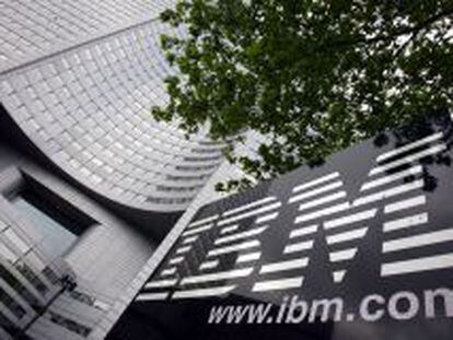 Fachada de una de las sedes de IBM.