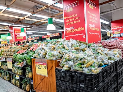 Un supermercado de la cadena Éxito en Cartagena.