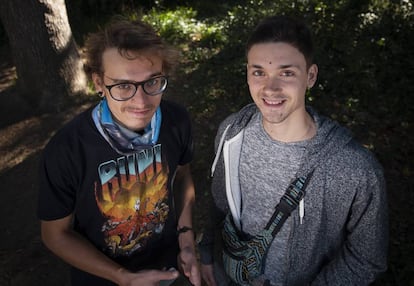 Stamen Miroslavov (izquierda) y Pol Cova.