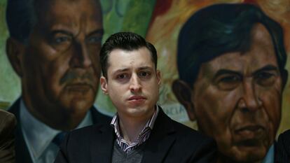 Luis Donaldo Colosio Riojas en la sede nacional de Movimiento Ciudadano, en una imagen de 2018.