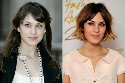 La melena castaña de Alexa Chung no decía absolutamente nada antes de pasar por la tijera. Todo cambió cuando decidió cortar por lo sano en 2007. Su pelo pasó a ser, desde ese momento, uno de los más imitados y solicitados en las peluquerías. Un bob que ha mantenido a lo largo del tiempo –aunque a día de hoy lo luce más largo– con su famoso flequillo abierto al medio y perfectamente despeinado.