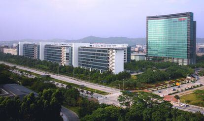 El campus de Huawei en Shenzhen.