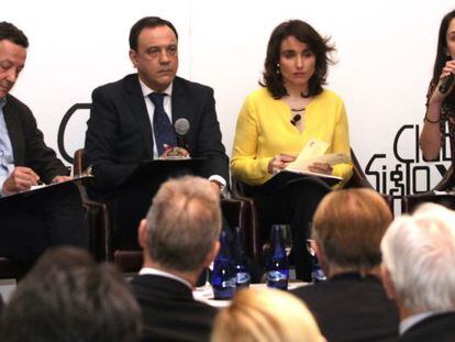 Debate entre los portavoces en el Ayuntamiento de Madrid Bego&ntilde;a Villac&iacute;s, I&ntilde;igo Henriquez de Luna, Rita Maestre y Purificacion Causapie moderado por Vicente Olaya y Paloma Segrelles.
 