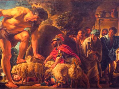 'Odiseo en la cueva de Polifemo', de Jacob Jordaens