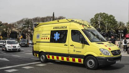 Una ambulància del SEM.