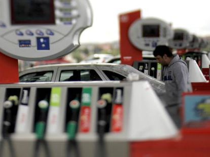 Una gasolinera de Cepsa en Madrid.