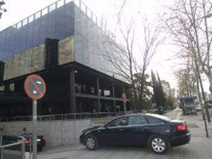 Edificio de oficinas que el Icex ultima ocupar como sede, en Castellana, Madrid.