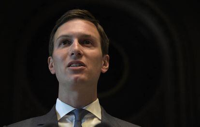 Jared Kushner, el lunes en la Casa Blanca.