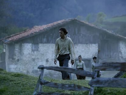 Eneko Sagardoy, en "Handia", película de Aitor Arregi.