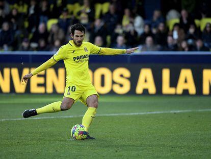 Parejo marca de penalti el único gol del Villarreal frente al Girona.