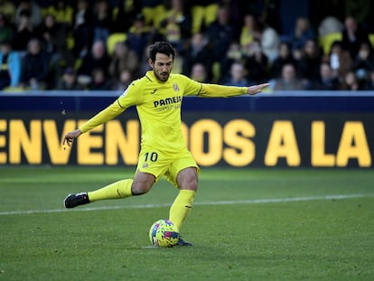 Parejo marca de penalti el único gol del Villarreal frente al Girona.