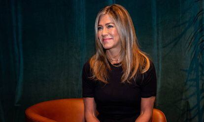 Jennifer Aniston, en una conferencia de prensa el 15 de agosto en Beverly Hills, California.