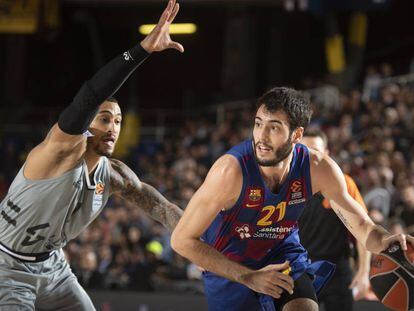 Alex Abrines ante el ASVEL.