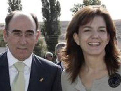 Ignacio Sánchez Galán y Amparo Moraleda