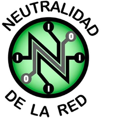 Logo de defensa de la neutralidad de la Red.