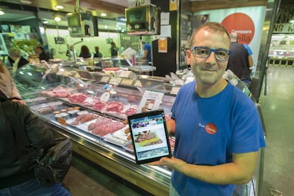 Juan Antonio Ortiz, president de l'Associació de Comerciants del Mercat de Provençals.