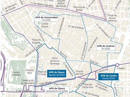 El Ayuntamiento de Madrid anuncia que restringirá el tráfico en gran parte de Centro en 2018