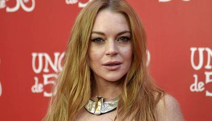 La actriz Lindsay Lohan en junio de 2016.