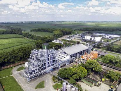 Planta de bioetanol de la empresa azucarera Manuelita