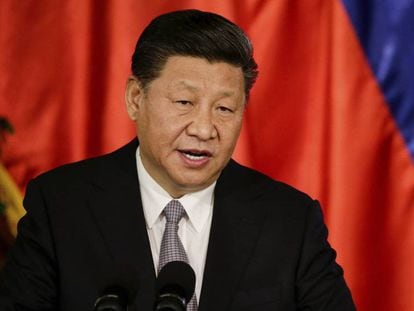 El presidente de China, Xi Jinping, en Manila (Filipinas), el pasado 20 de enero.