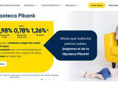 Nueva oferta hipotecaria de Pibank.