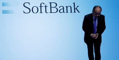 Masayoshi Son, CEO de SoftBank, en una presentaci&oacute;n en Tokio (Jap&oacute;n).