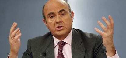 El ministro de Economía, Luis de Guindos
