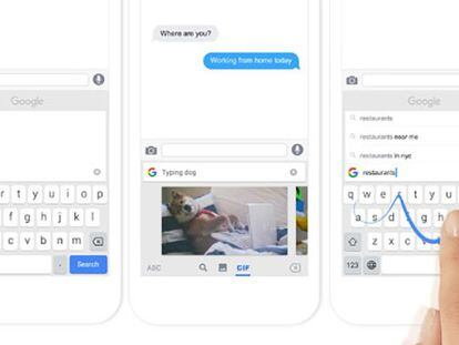 Google estrena teclado para iPhone con búsqueda rápida desde cualquier app
