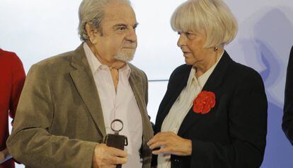 Juan Marsé i Beatriz de Moura, aquest dijous en el lliurament dels Premis Liber.