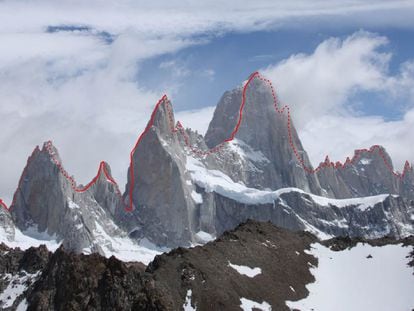 Hazaña en solitario en el Fitz Roy