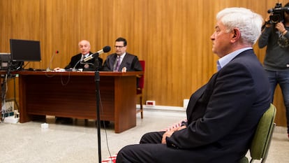 José Ramón Barral, 'Nené', durante el juicio por fraude fiscal en 2016.