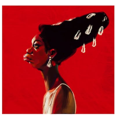 Caricatura de Nina Simone, por Iván Mata.