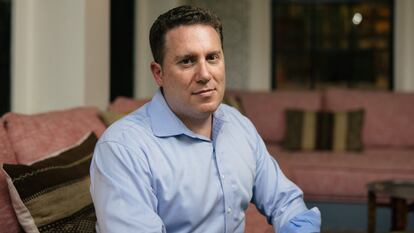 Editor-in-Chief Ben Smith poses for a portrait in Washington, D.C. Semafor, a global news startup from Justin Smith and Ben Smith, will launch in October 2022.,Image: 717743172, License: Rights-managed, Restrictions: , Model Release: no, Credit line: Alyssa Schukar / Redux / ContactoPhoto