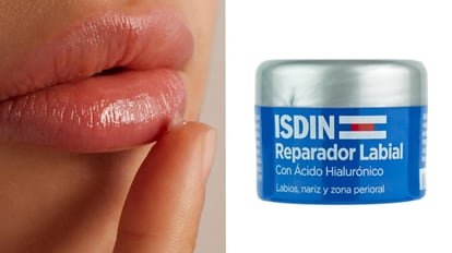 Este reparador para la zona de los labios, que también es apta para la región perioral, contiene ácido hialurónico.