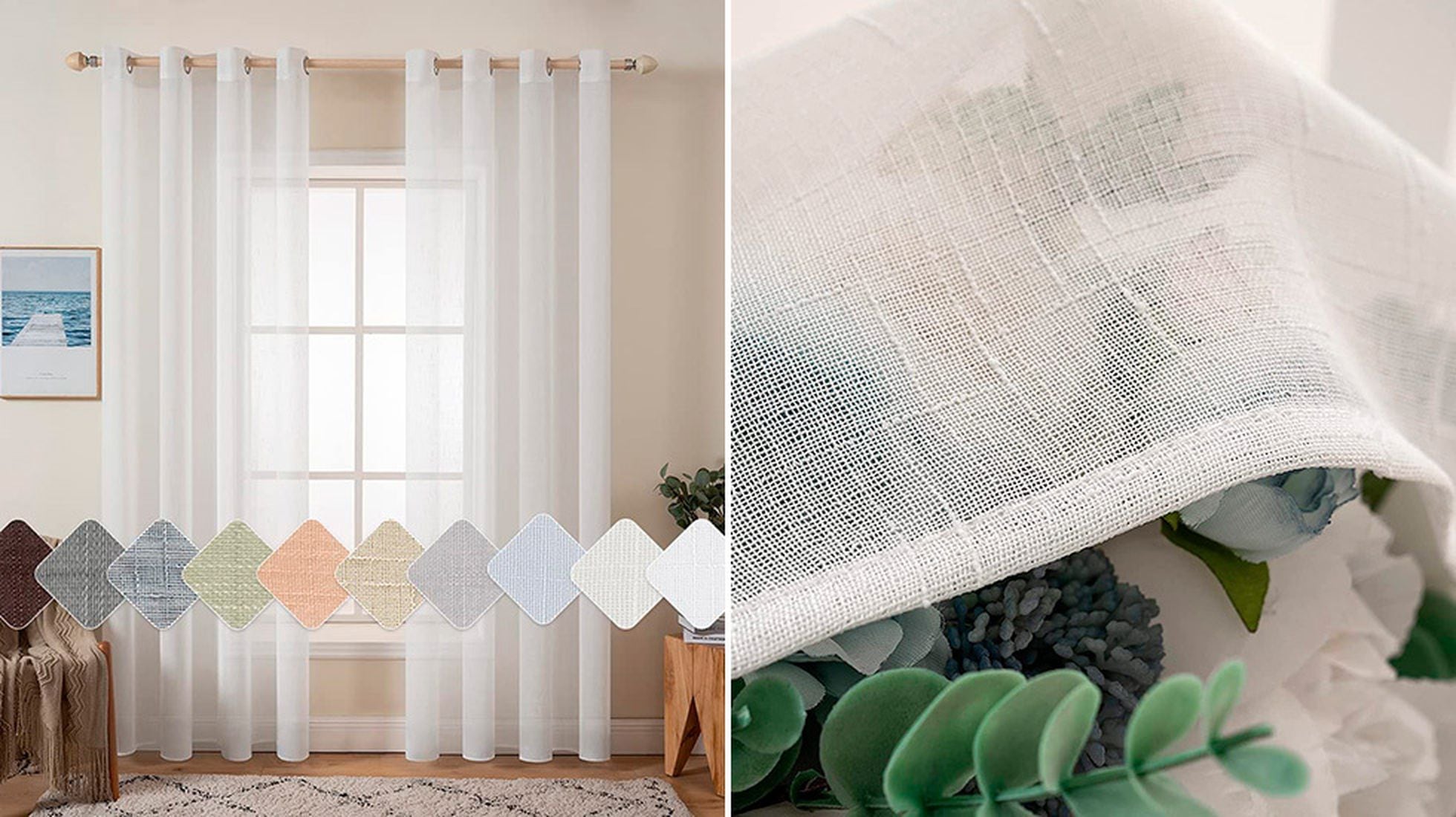 menú impacto Ceniza Estas cortinas de lino en 12 colores dejan pasar la luz natural sin perder  privacidad | Escaparate: compras y ofertas | EL PAÍS