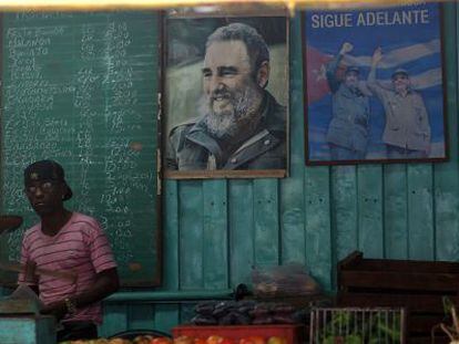 Un puesto de verduras en La Habana el 5 de enero de 2014.