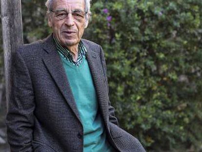 El sociòleg català Salvador Giner a casa seva.