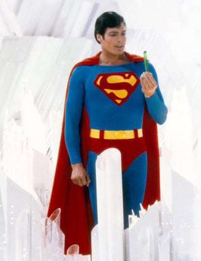 Christopher Reeve como Superman 1978.