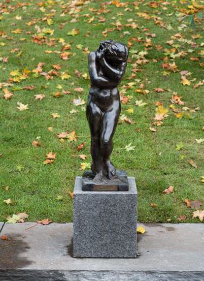 Eva tras la expulsi&oacute;n, de Rodin. 