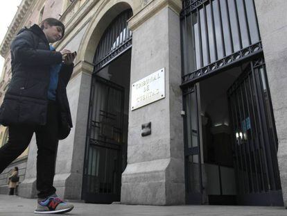 Edificio del Tribunal de Cuentas de Madrid. 