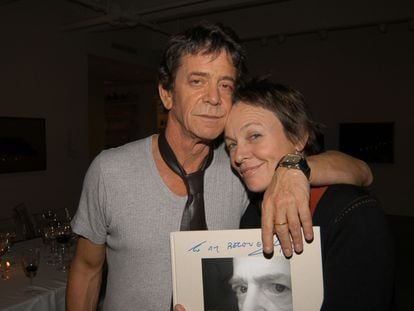Lou Reed y Laurie Anderson en Nueva York en el año 2005.